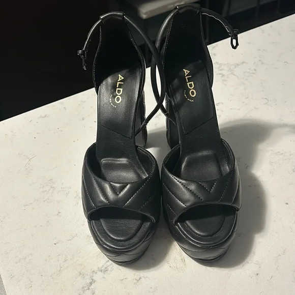 Aldo Shoes Aldo Pillow Walk Heels Black 75 Poshmark